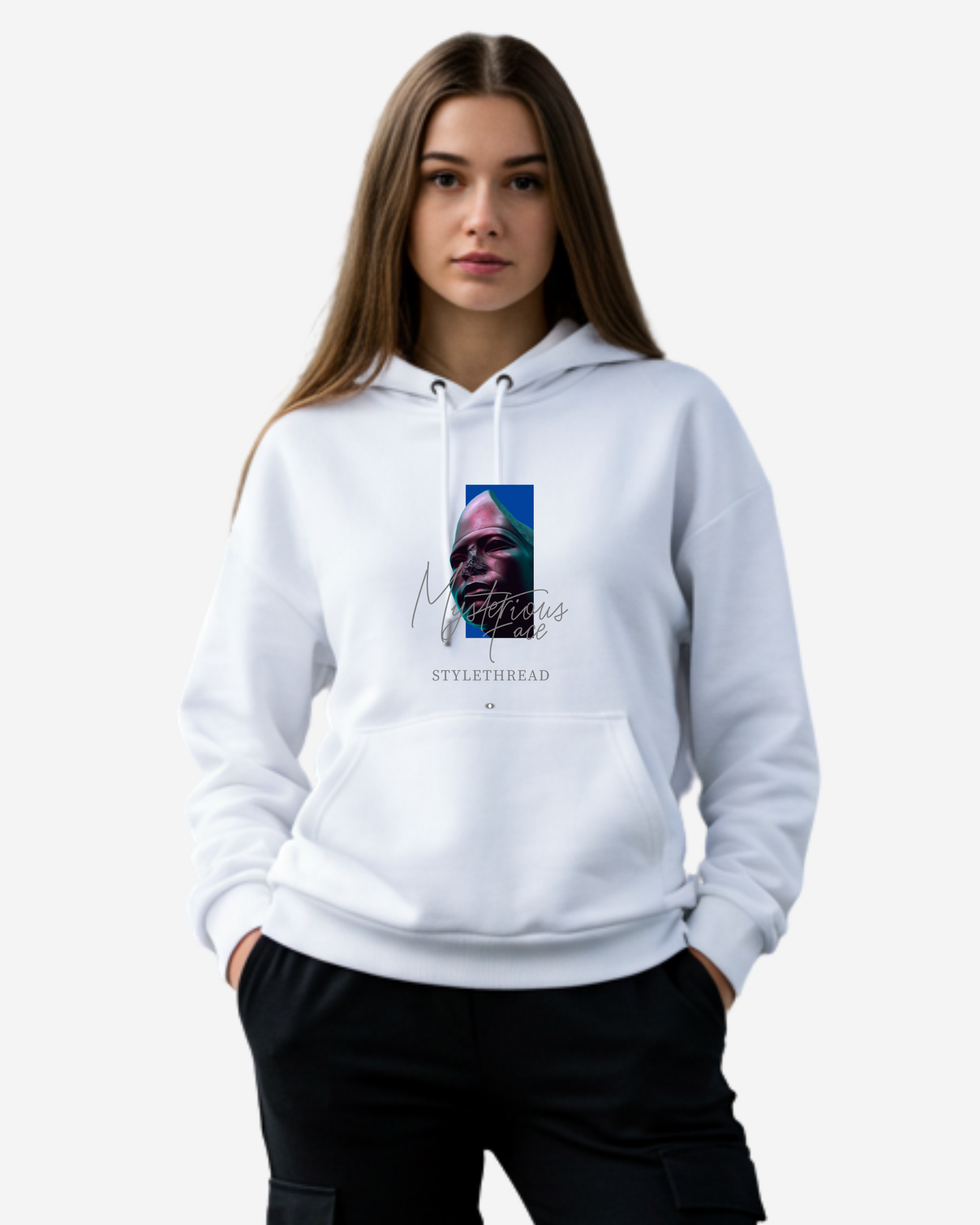 Mysterious Face Women's Oversized Hoodie