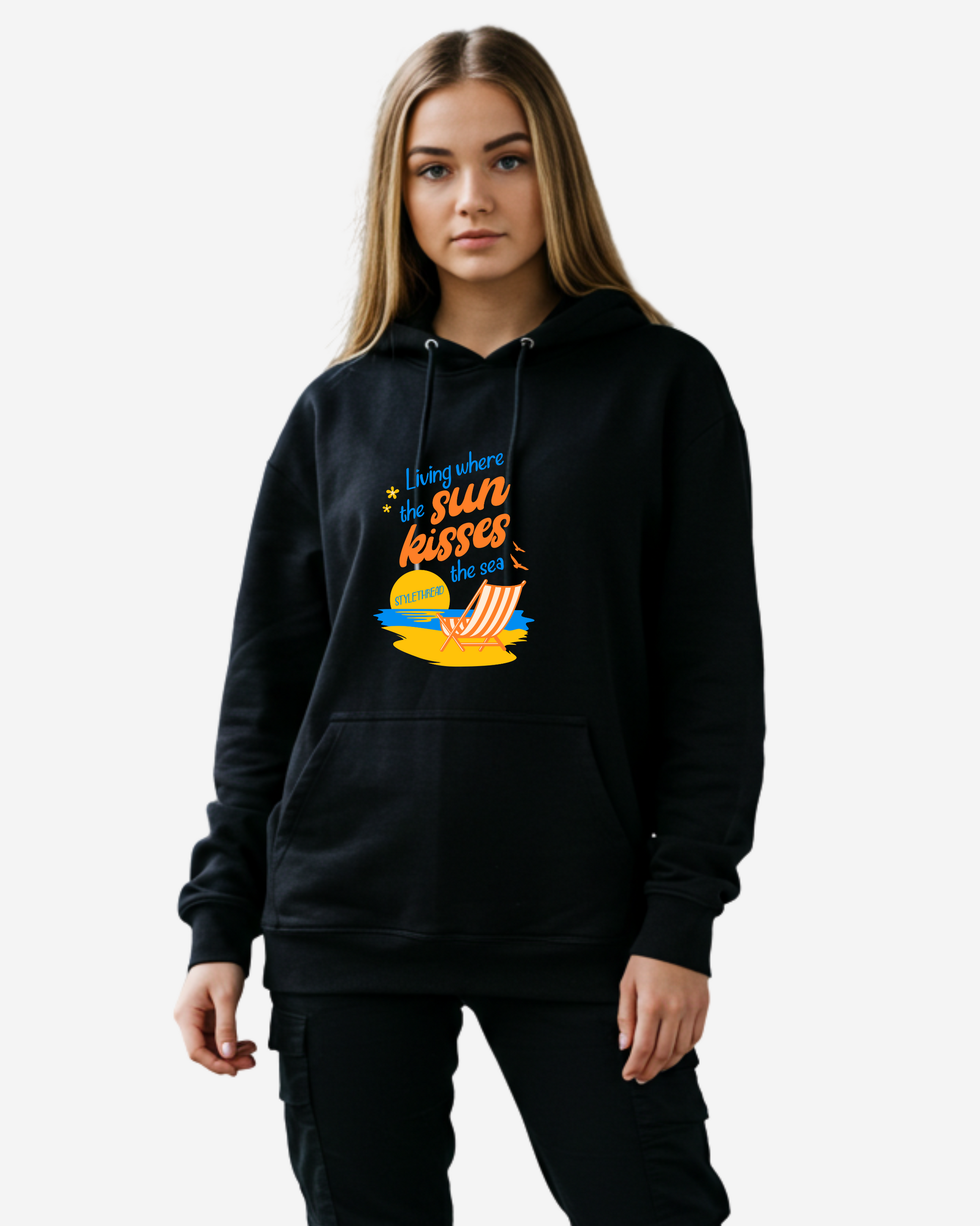 Living Where the Sun Kisses Women's Oversized Hoodie