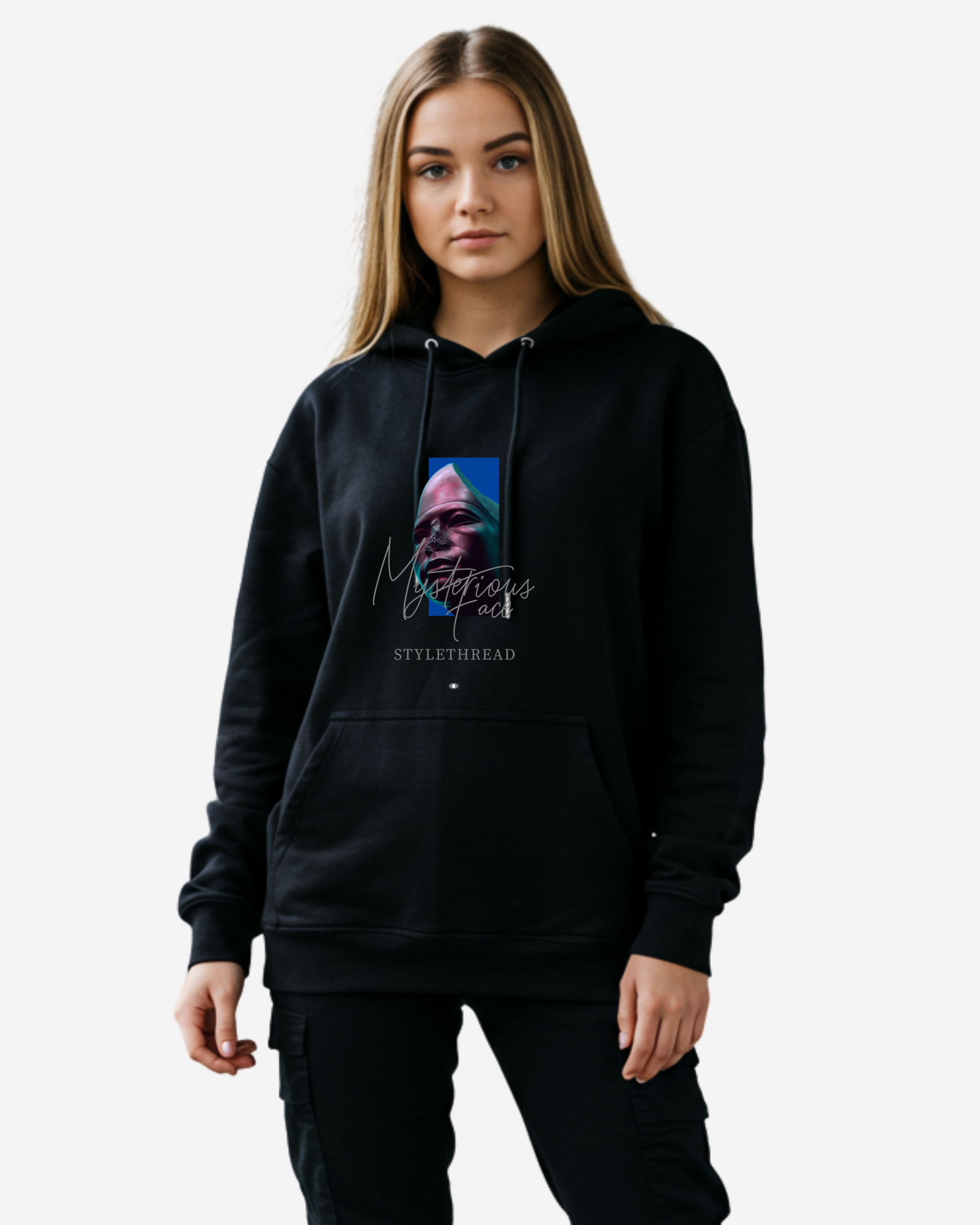 Mysterious Face Women's Oversized Hoodie