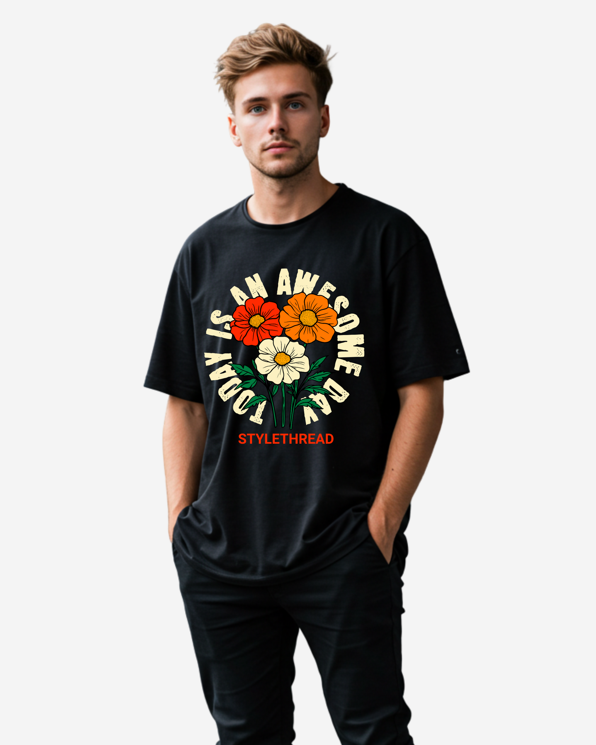 Today is an Awesome Men's Oversized T-Shirt