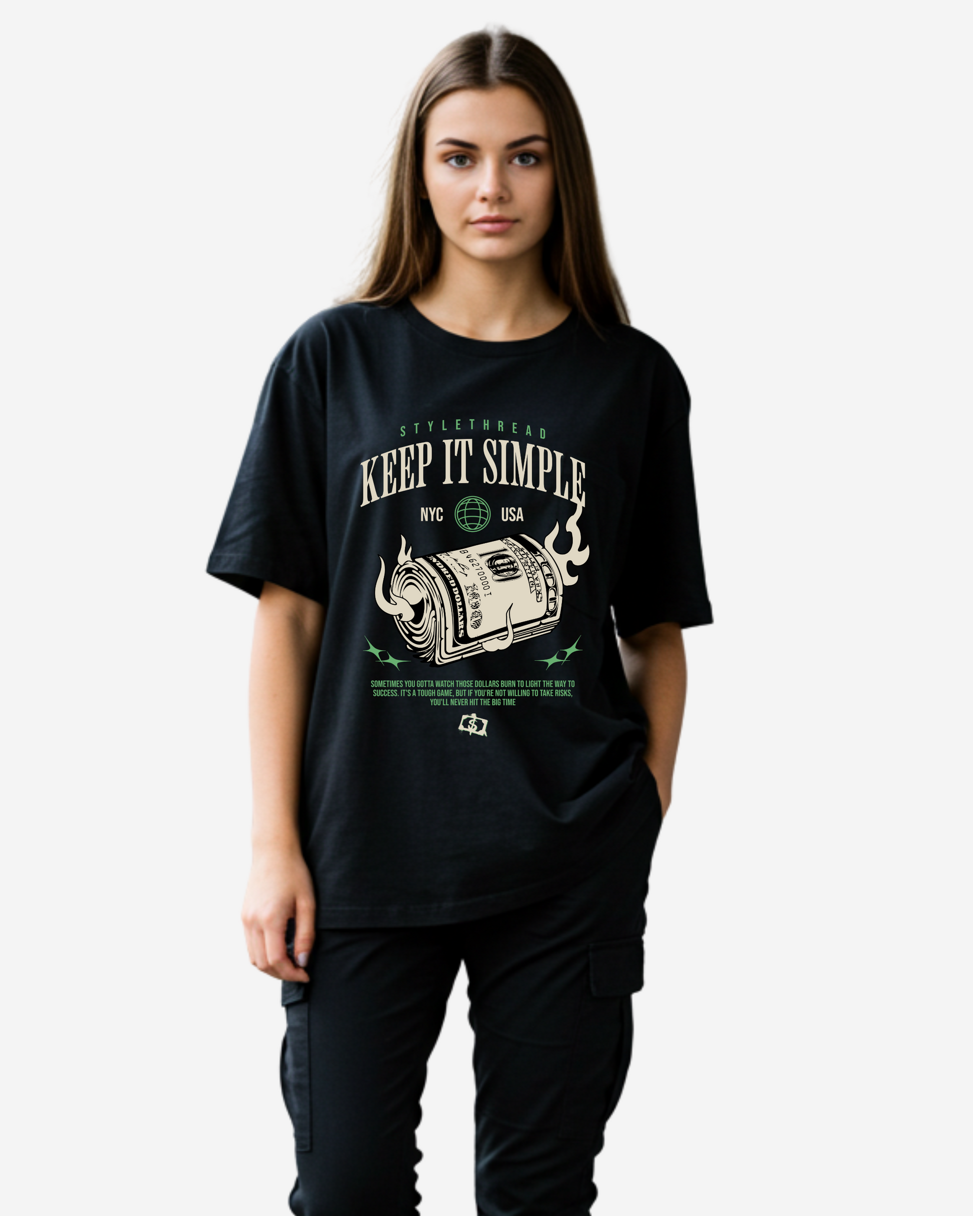 Keep It Simple Women's Oversized T-Shirt