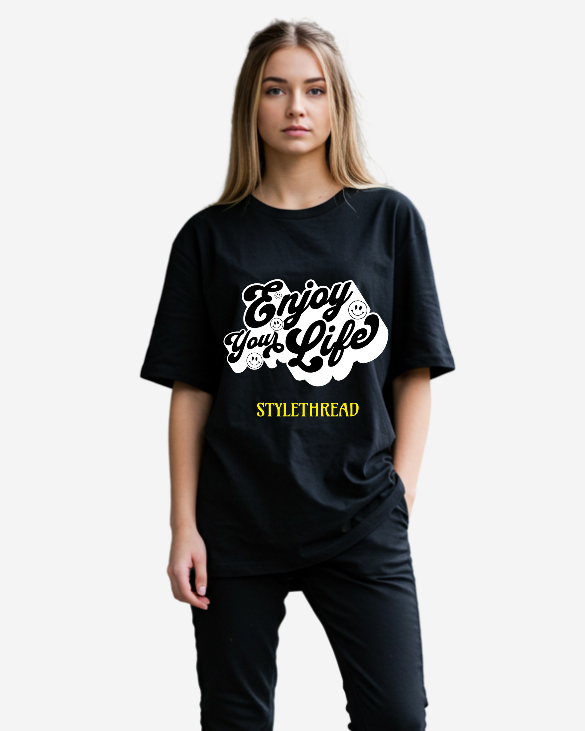 Enjoy Your Life Women's Oversized T-Shirt