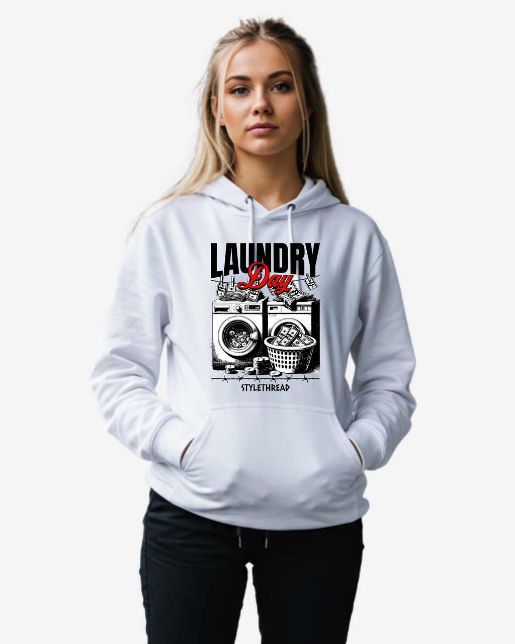 Laundry Day Streetwear Women's Oversized Hoodie
