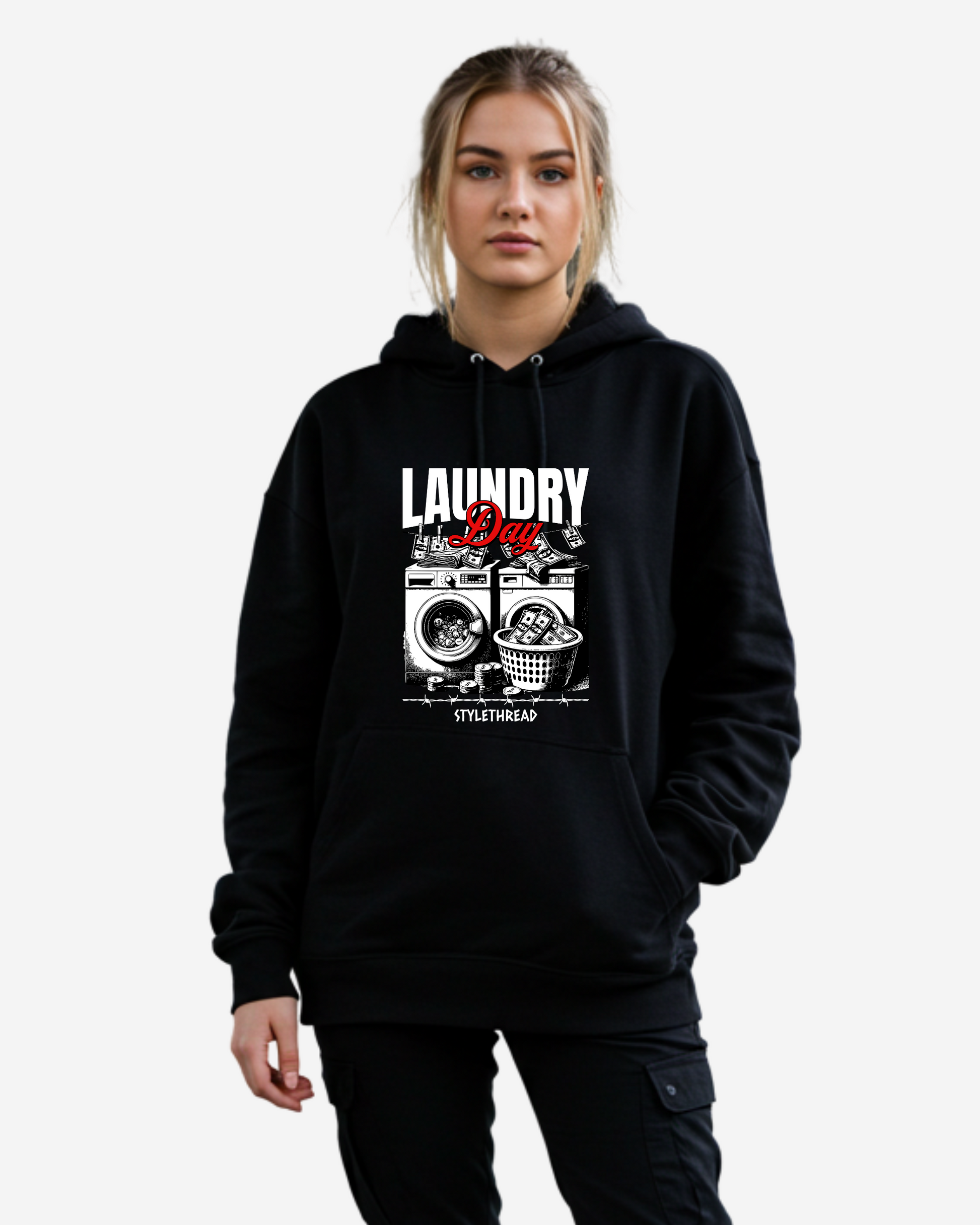 Laundry Day Streetwear Women's Oversized Hoodie