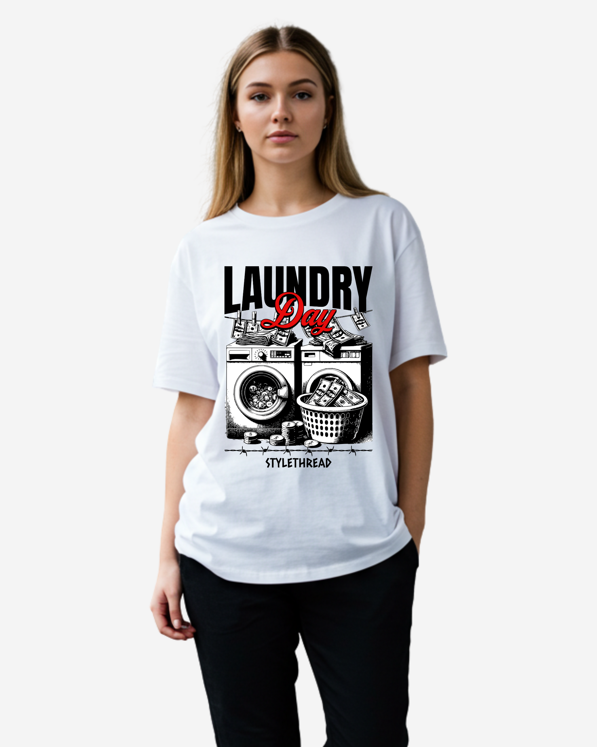 Laundry Day Streetwear Women's Oversized T-Shirt
