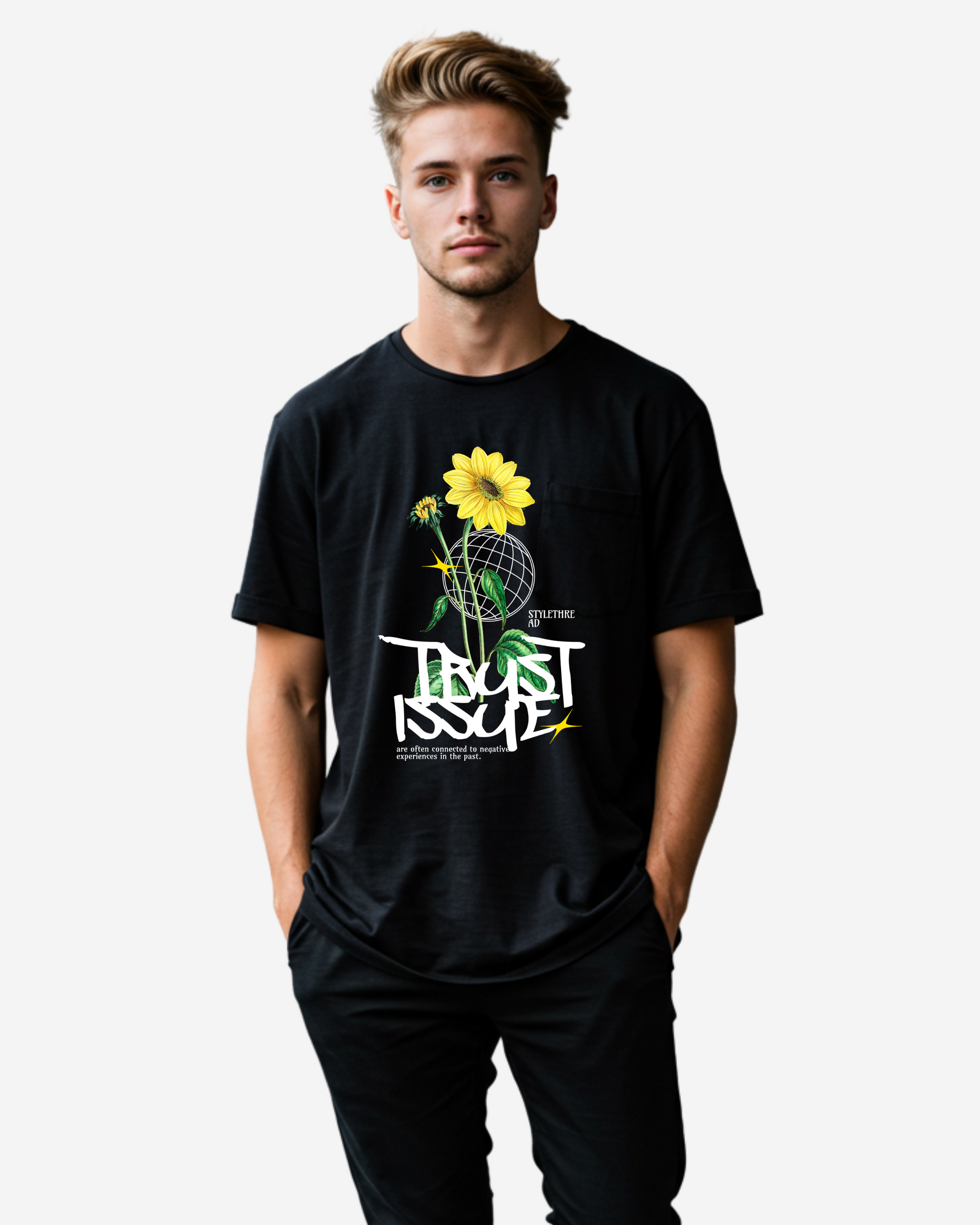 Trust Issue Men's Oversized T-Shirt