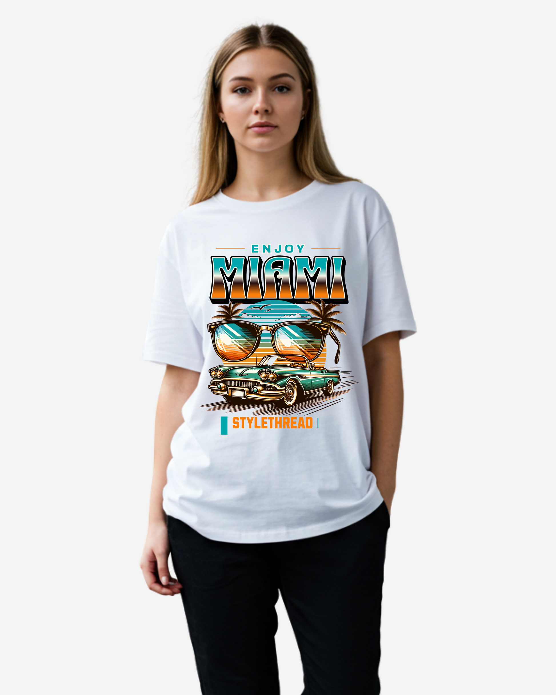 Enjoy Miami Women's Oversized T-Shirt