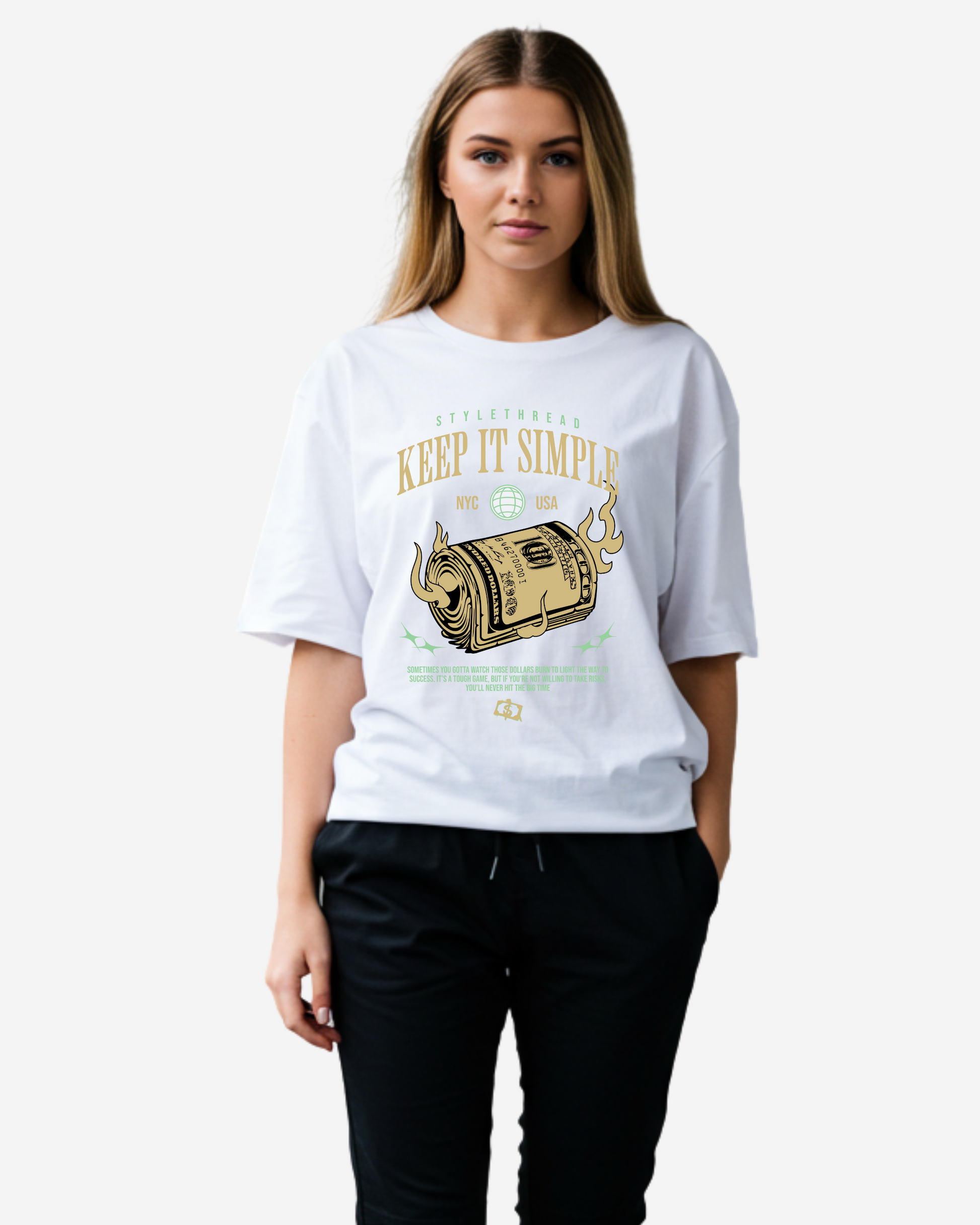 Keep It Simple Women's Oversized T-Shirt