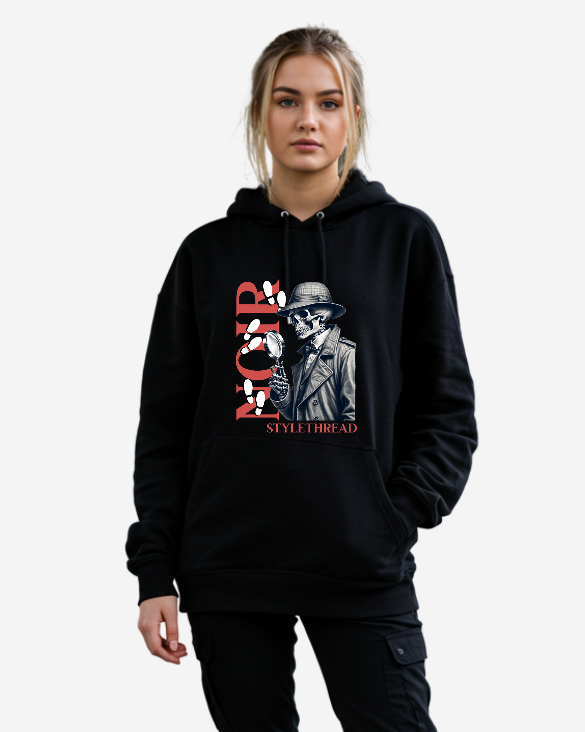 Detective Graphic Women's Oversized Hoodie