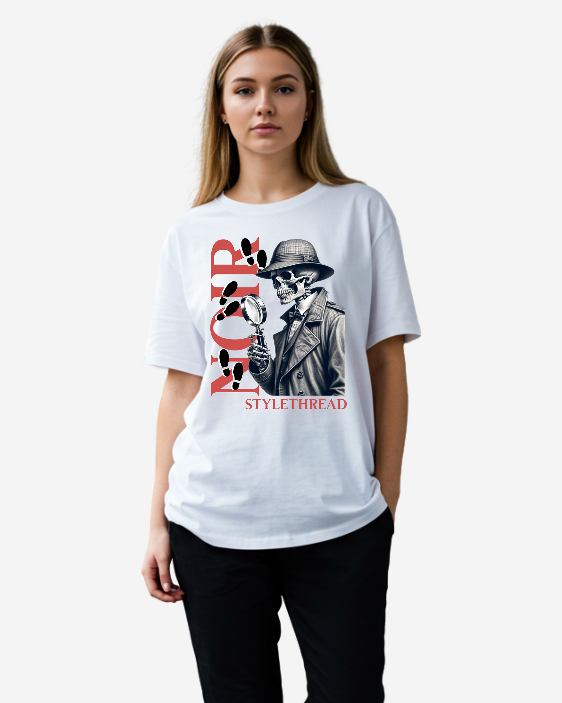 Detective Graphic Women's Oversized T-Shirt