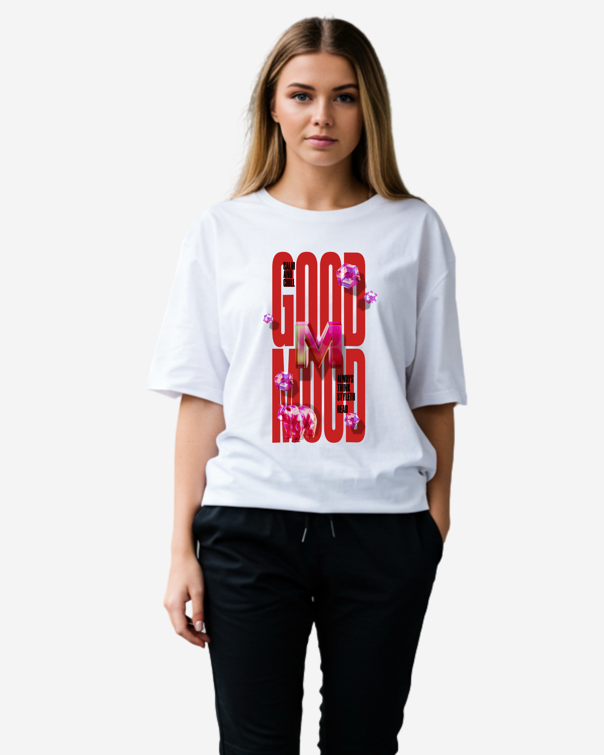 Good Mood Women's Oversized T-Shirt