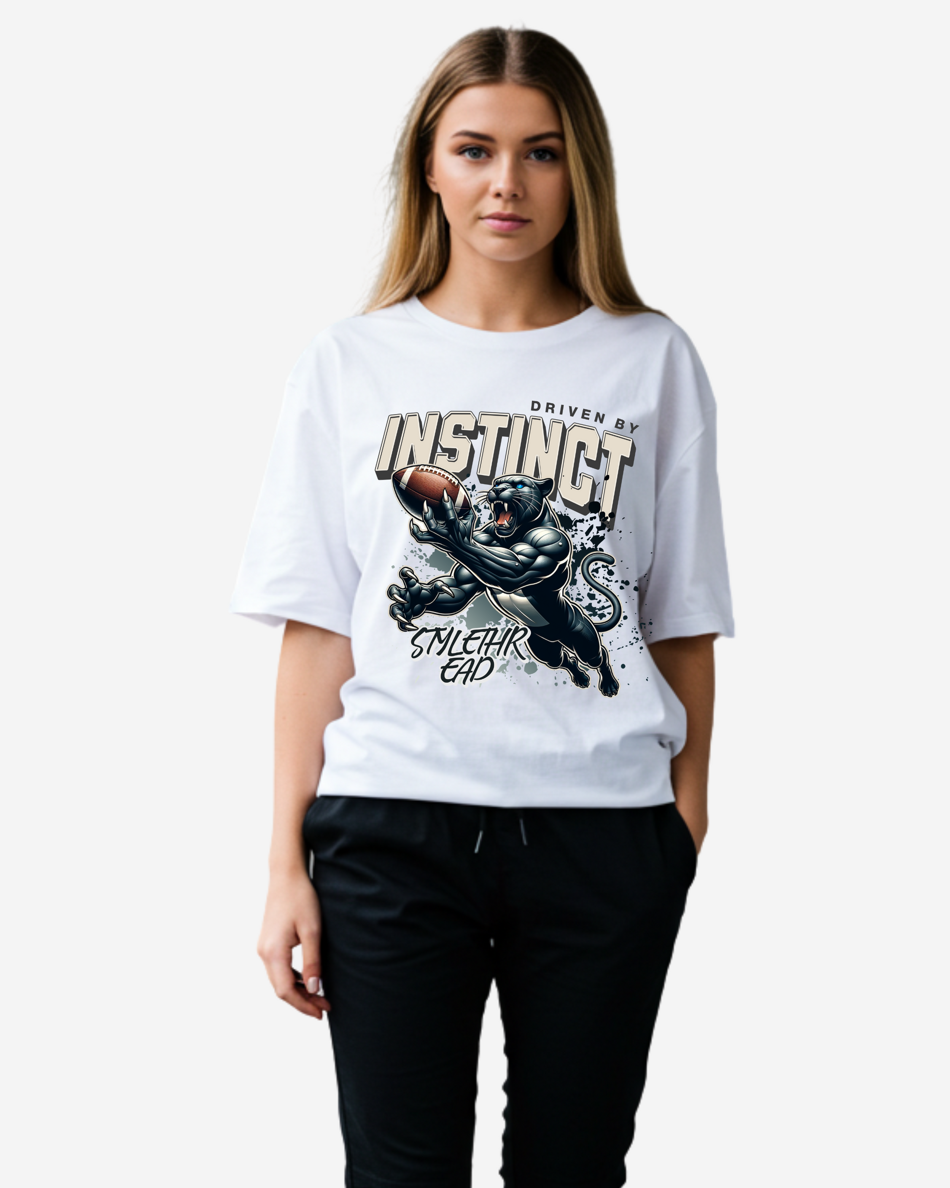 Driven by Instinct Women's Oversized T-Shirt