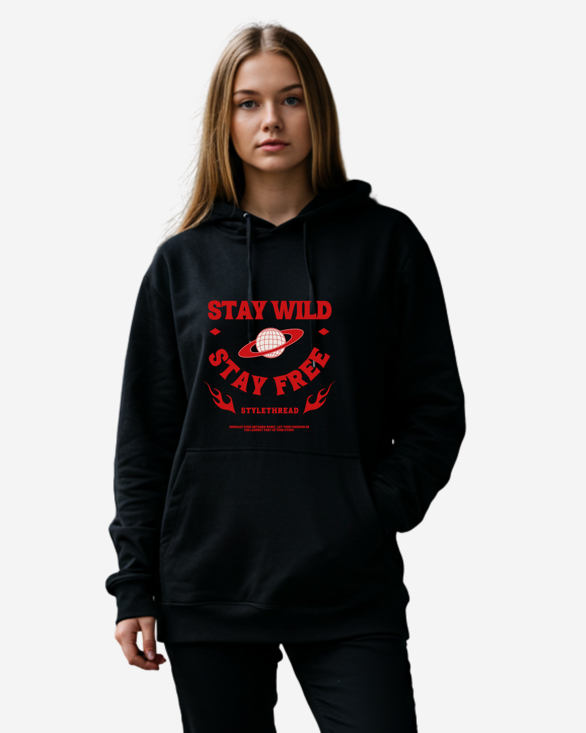 Stay Wild Stay Free Women's Oversized Hoodie