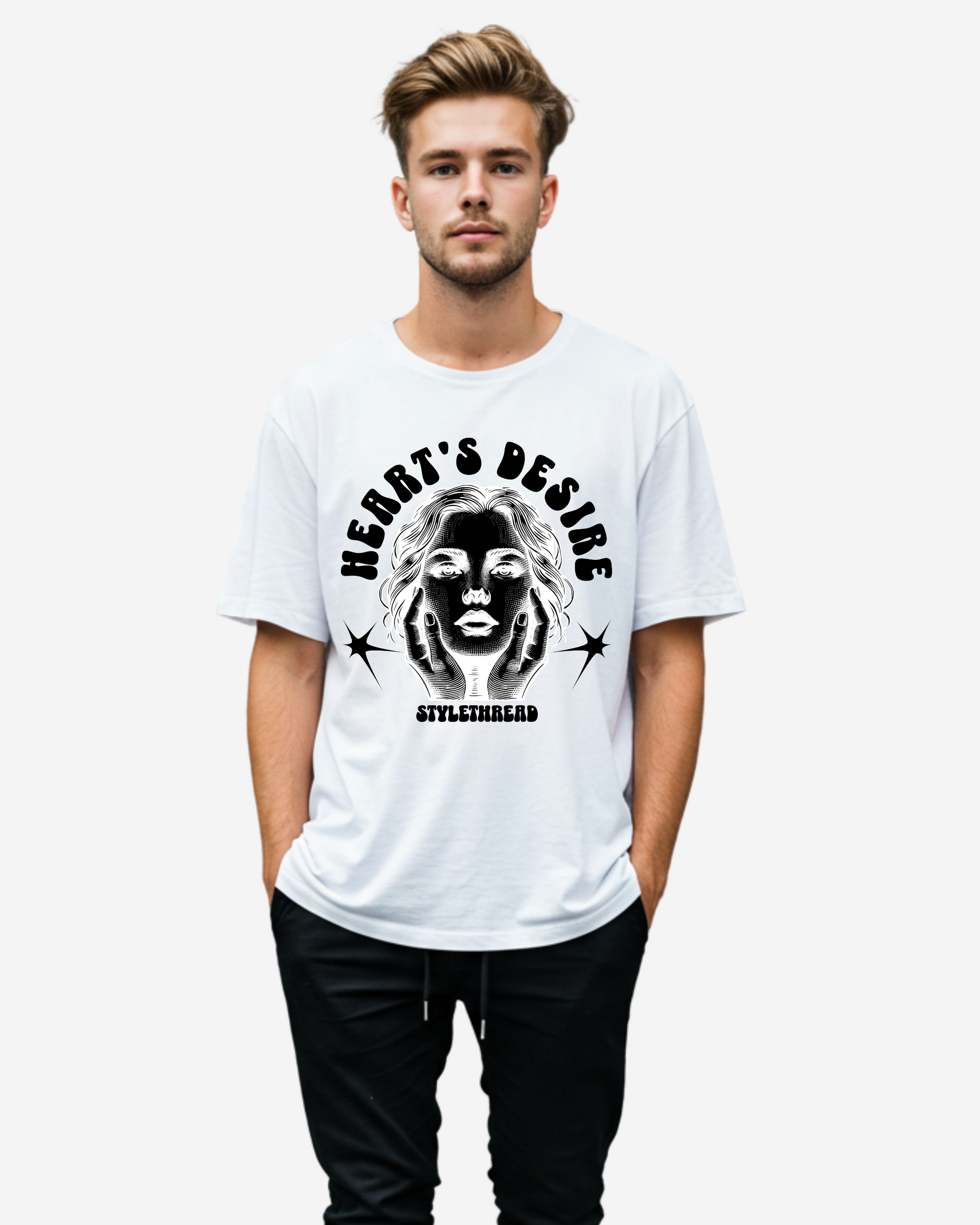 Women Want to Be Loved Men's Oversized T-Shirt