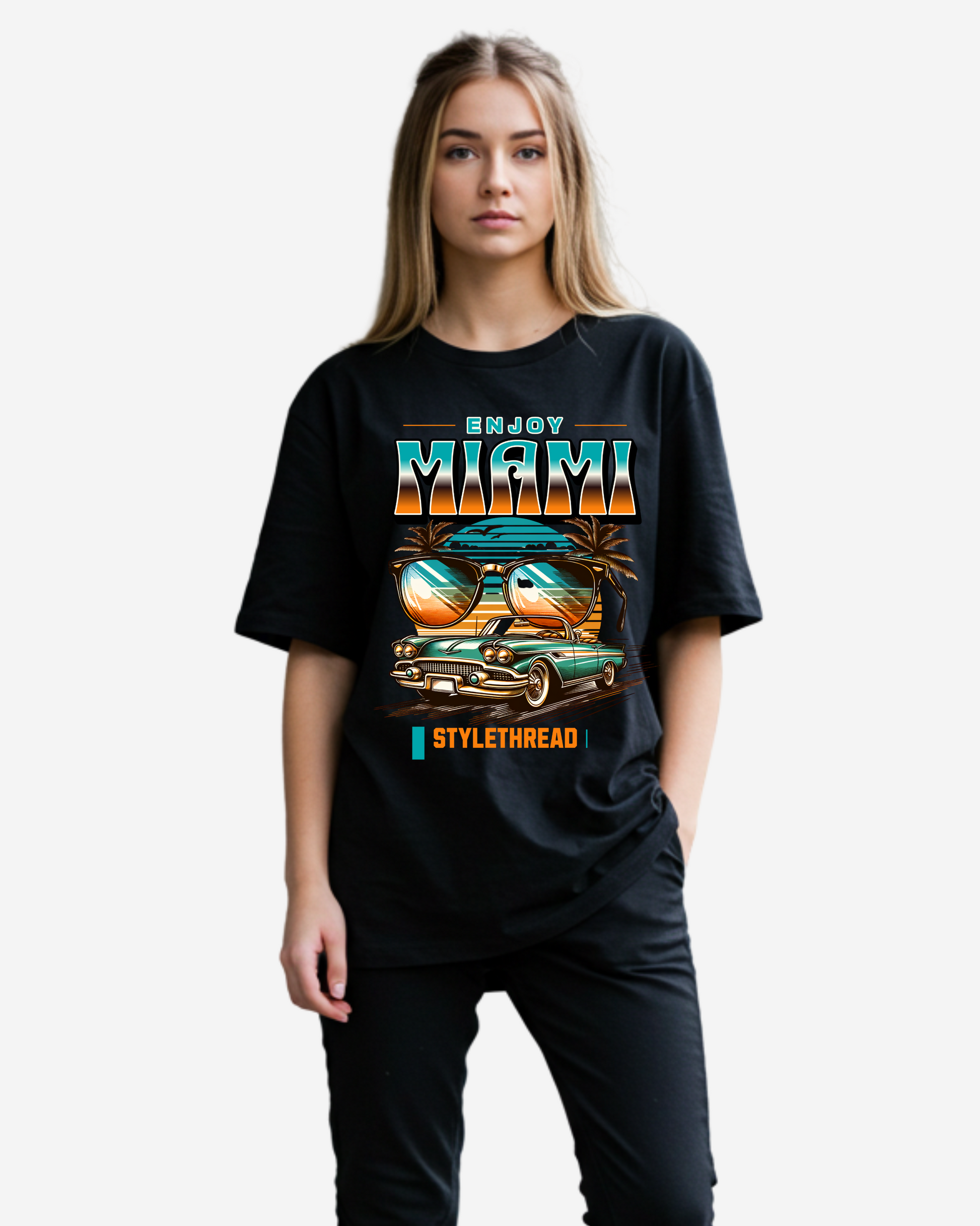 Enjoy Miami Women's Oversized T-Shirt