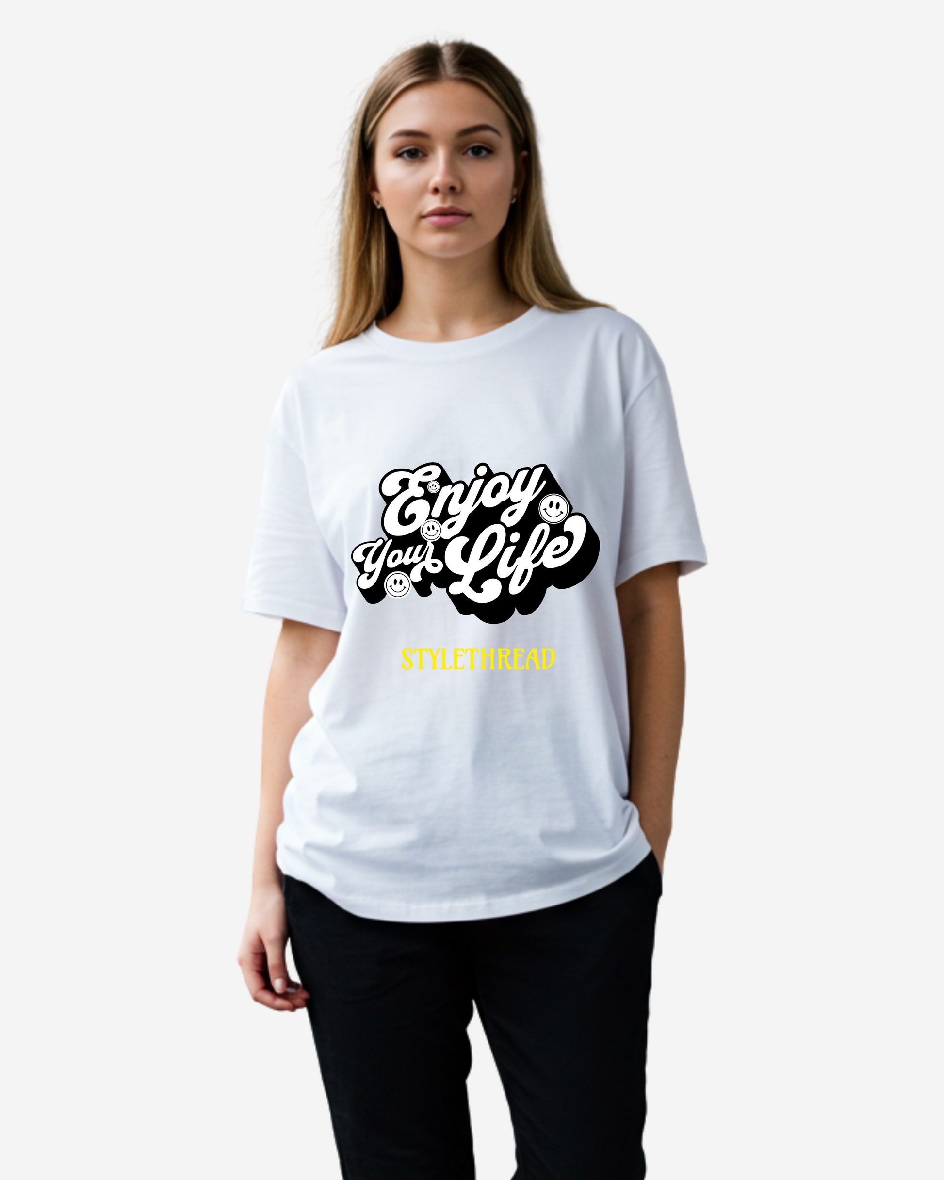 Enjoy Your Life Women's Oversized T-Shirt