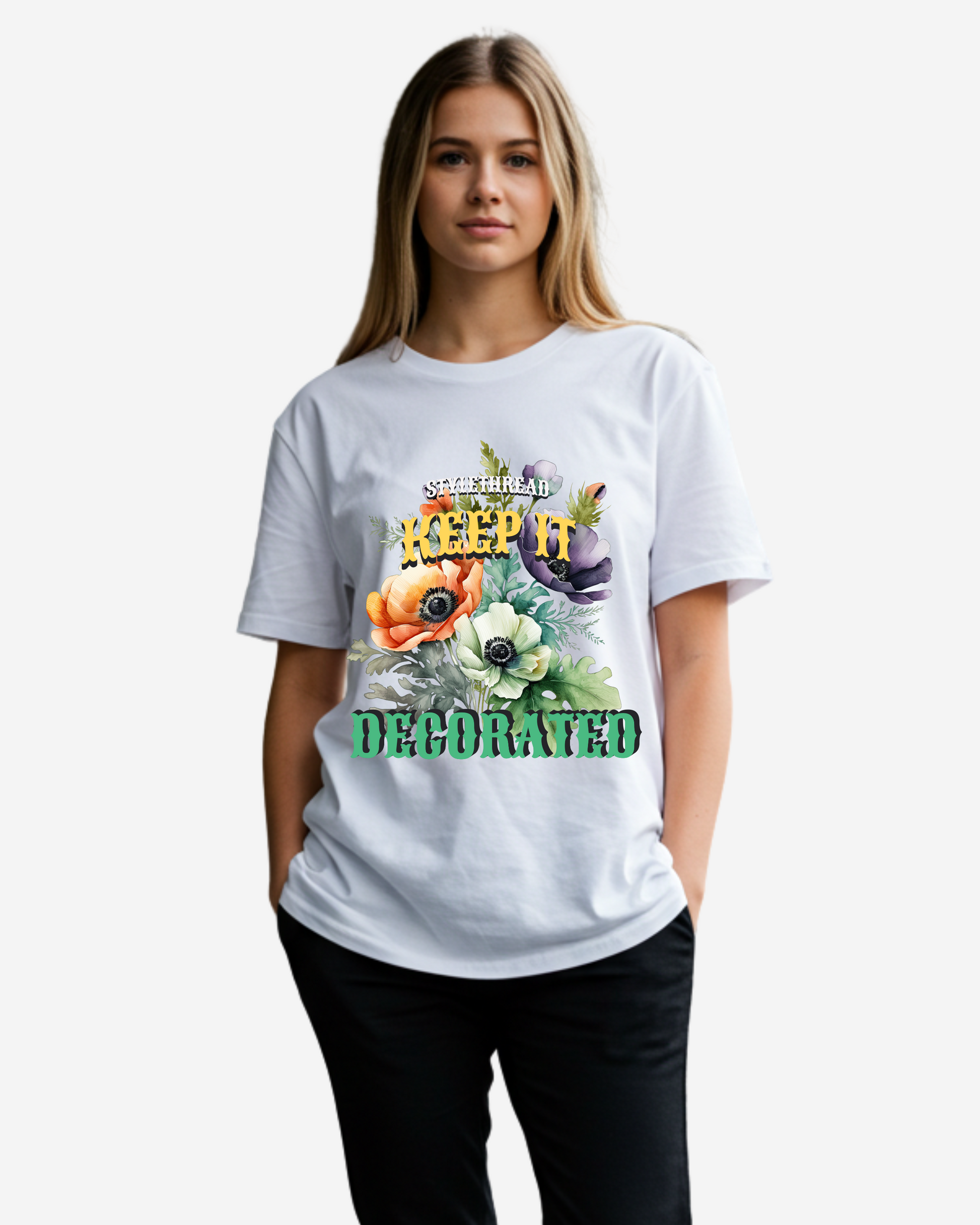 Keep It Decorated Women's Oversized T-Shirt