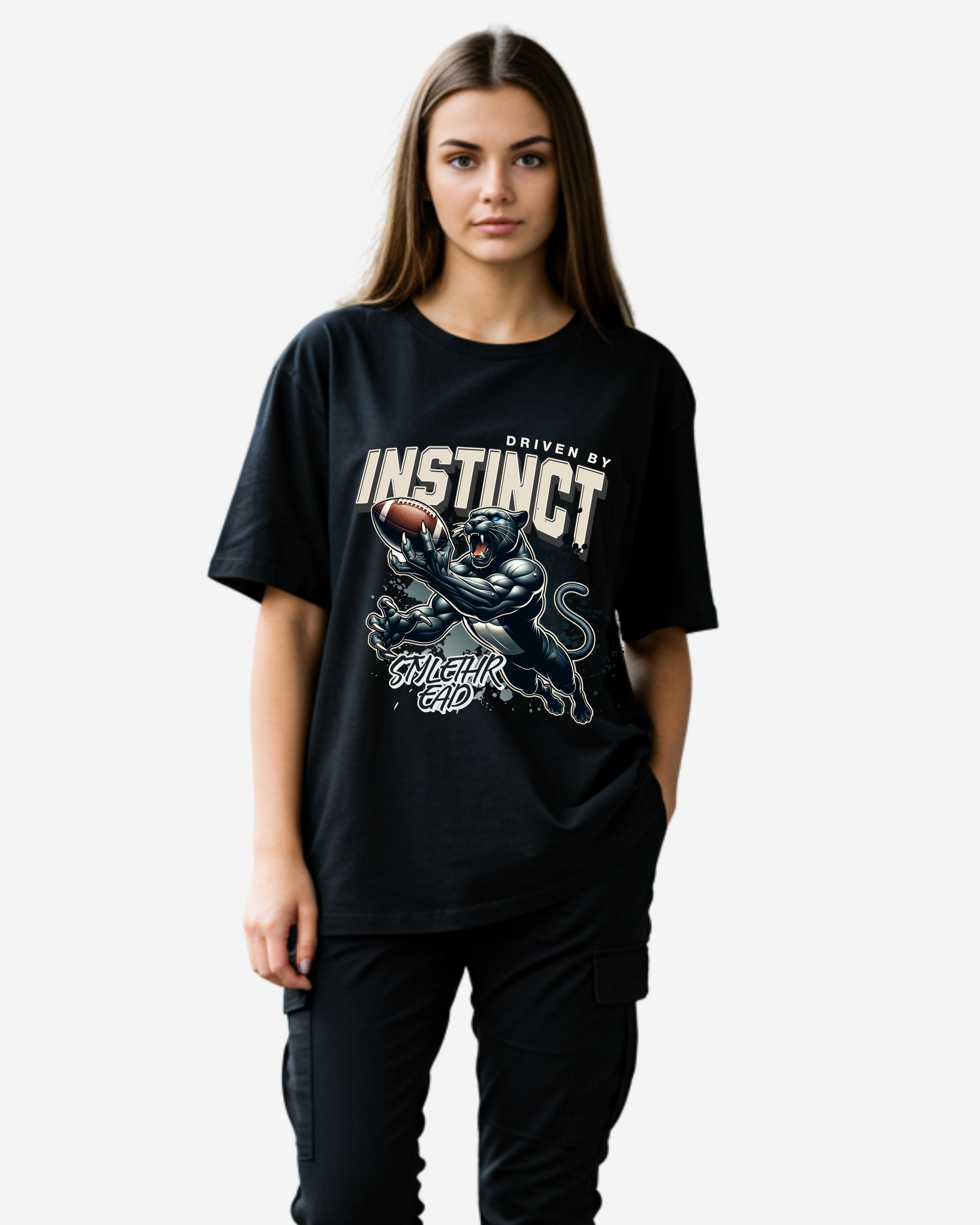 Driven by Instinct Women's Oversized T-Shirt