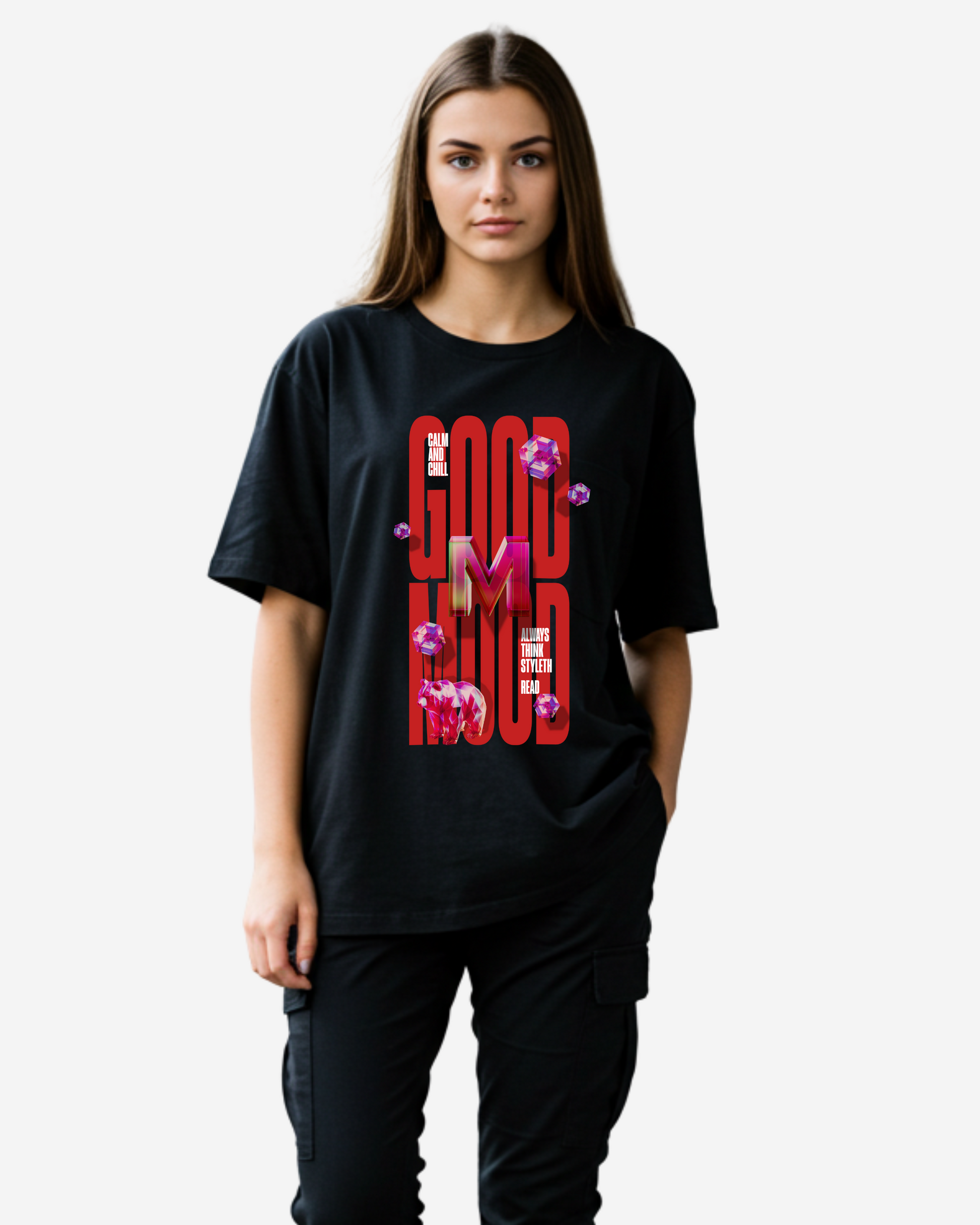 Good Mood Women's Oversized T-Shirt